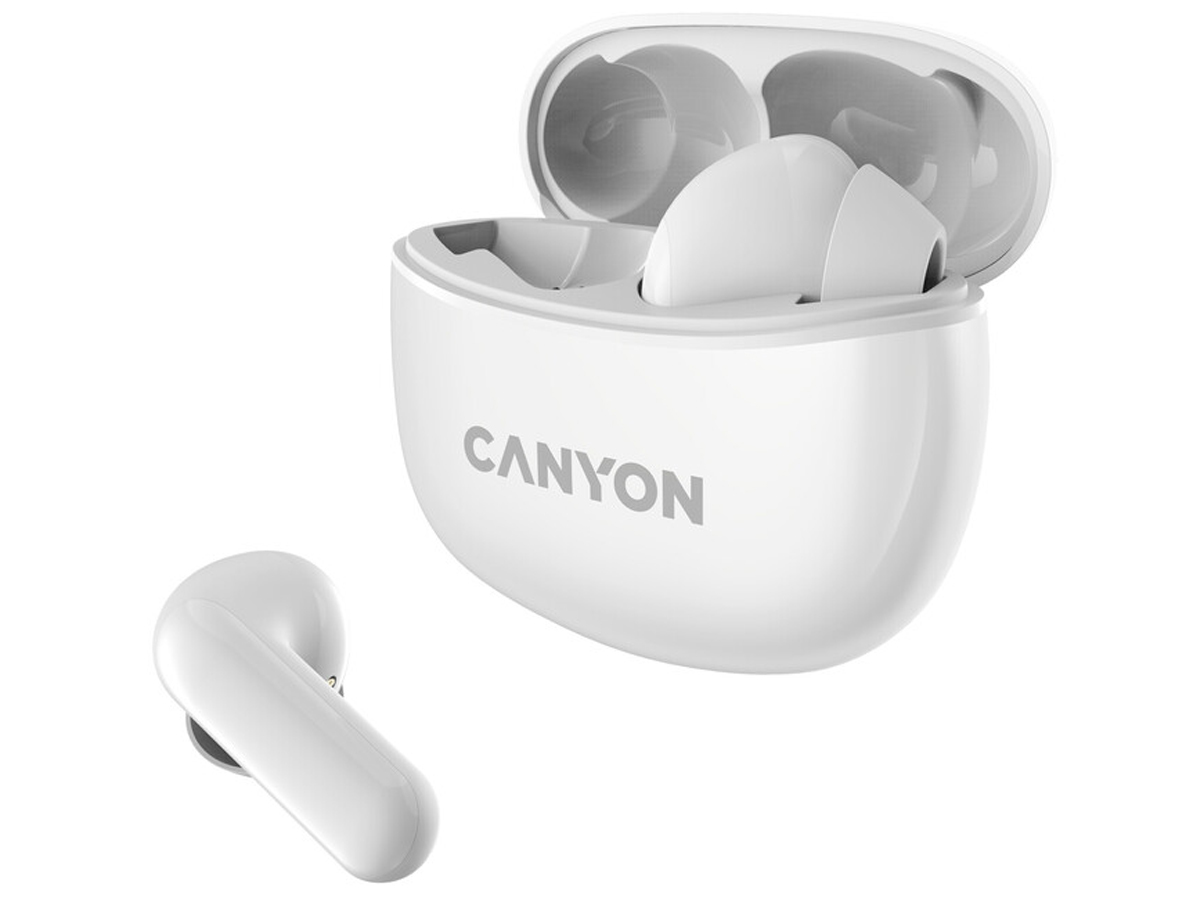 CANYON TWS-5 Kabellose Kopfhörer Weiß