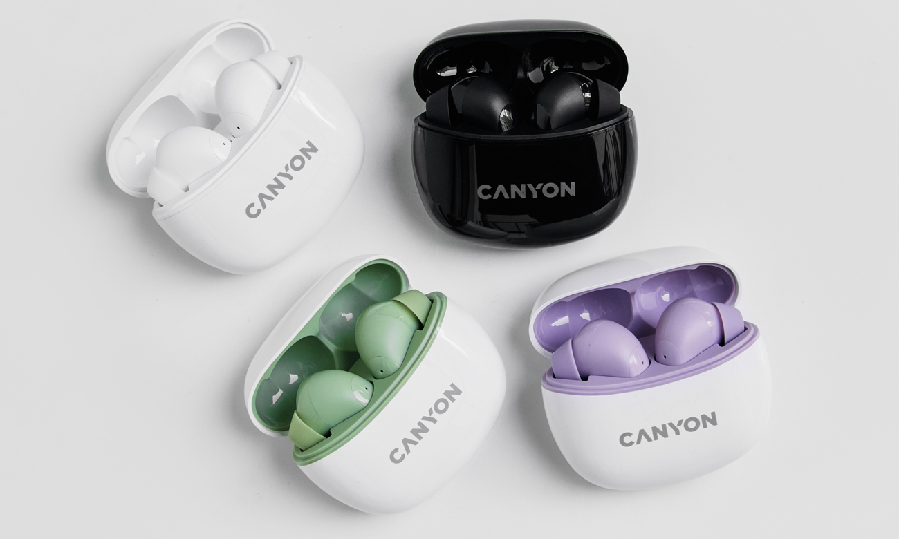 CANYON TWS-5 Kabellose Kopfhörer Schwarz