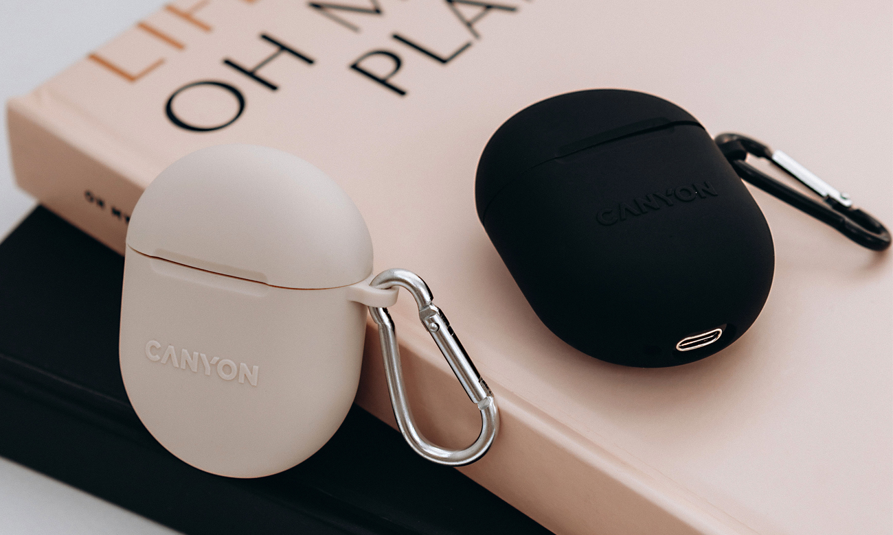 Kabellose Kopfhörer CANYON TWS-6 Schwarz