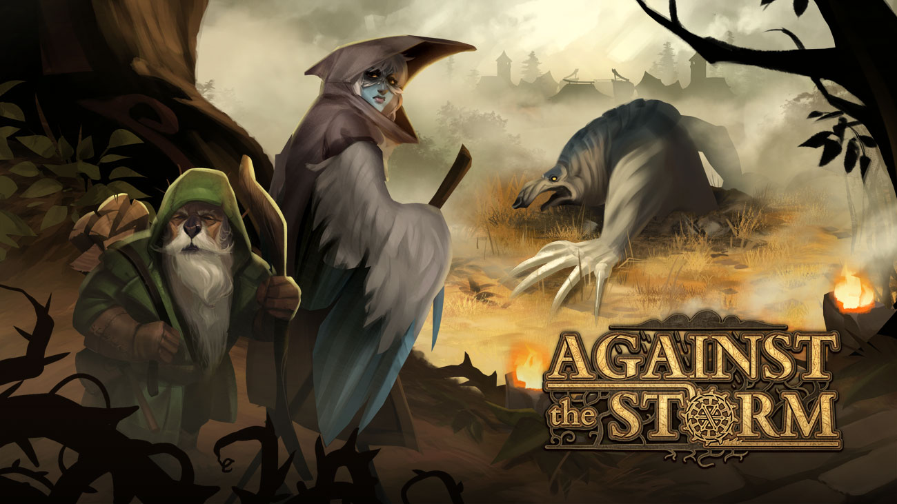 Grafik key art von Against the Storm