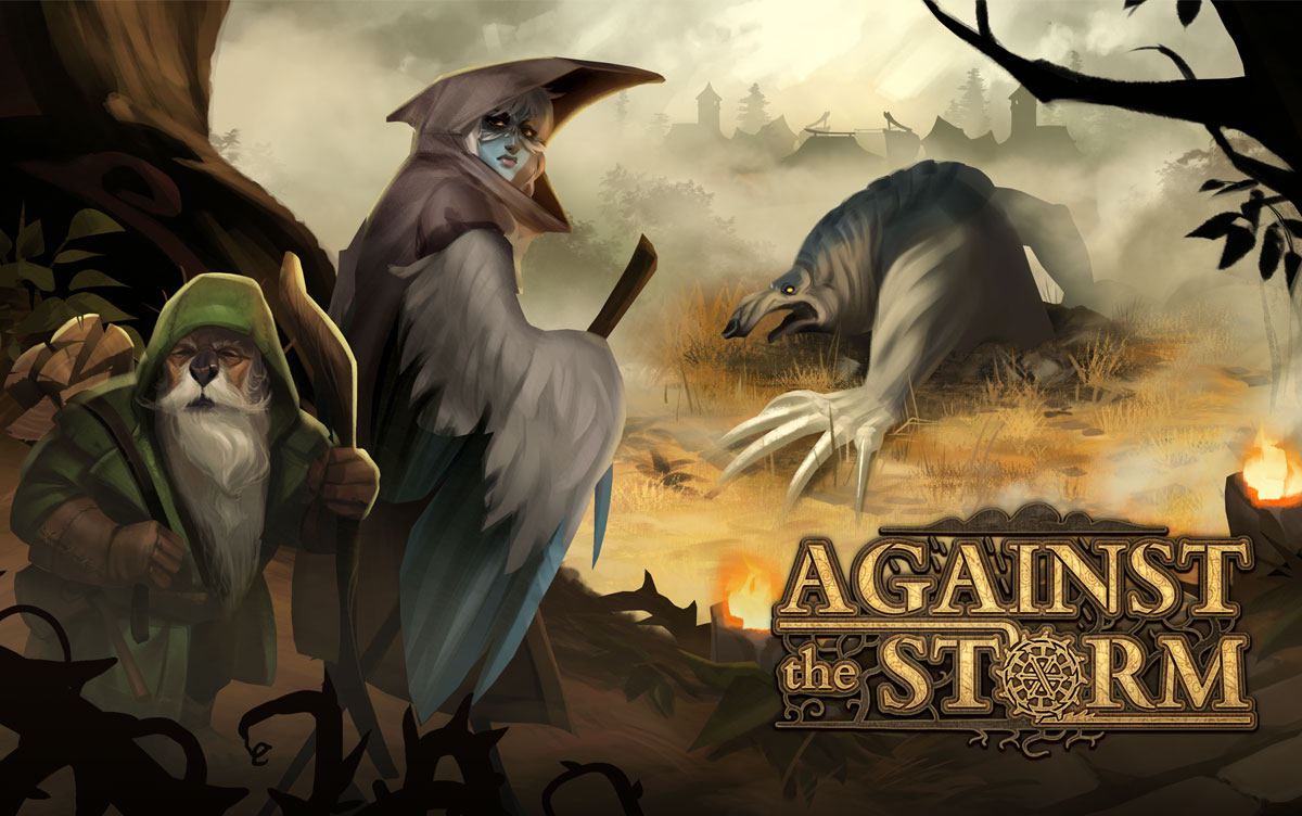 Grafik key art von Against the Storm