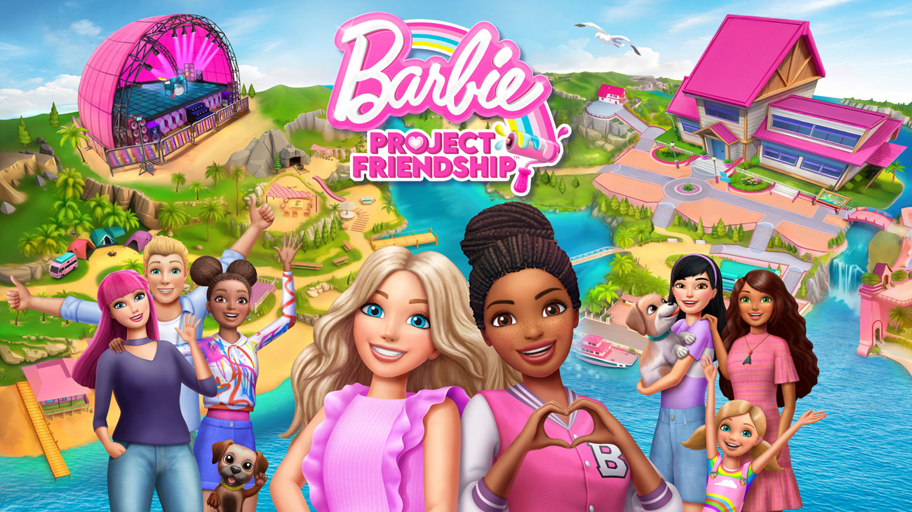Key Art Grafik aus dem Spiel Barbie: Project Friendship