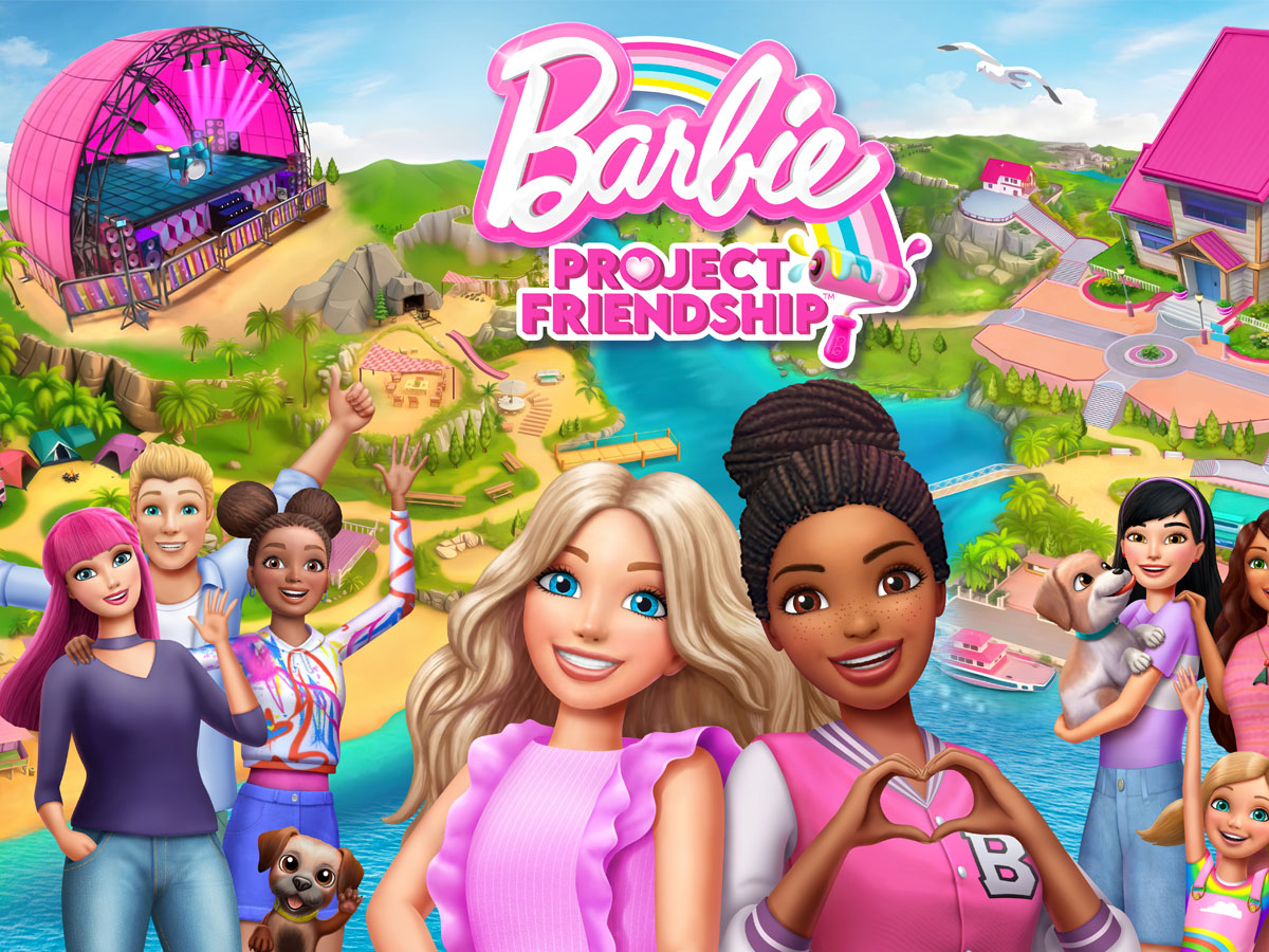 Key Art Grafik aus dem Spiel Barbie: Project Friendship