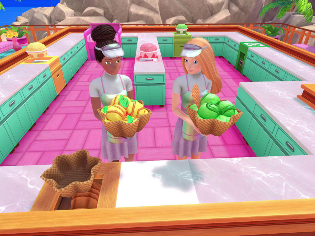 Screenshot aus dem Spiel Barbie: Project Friendship