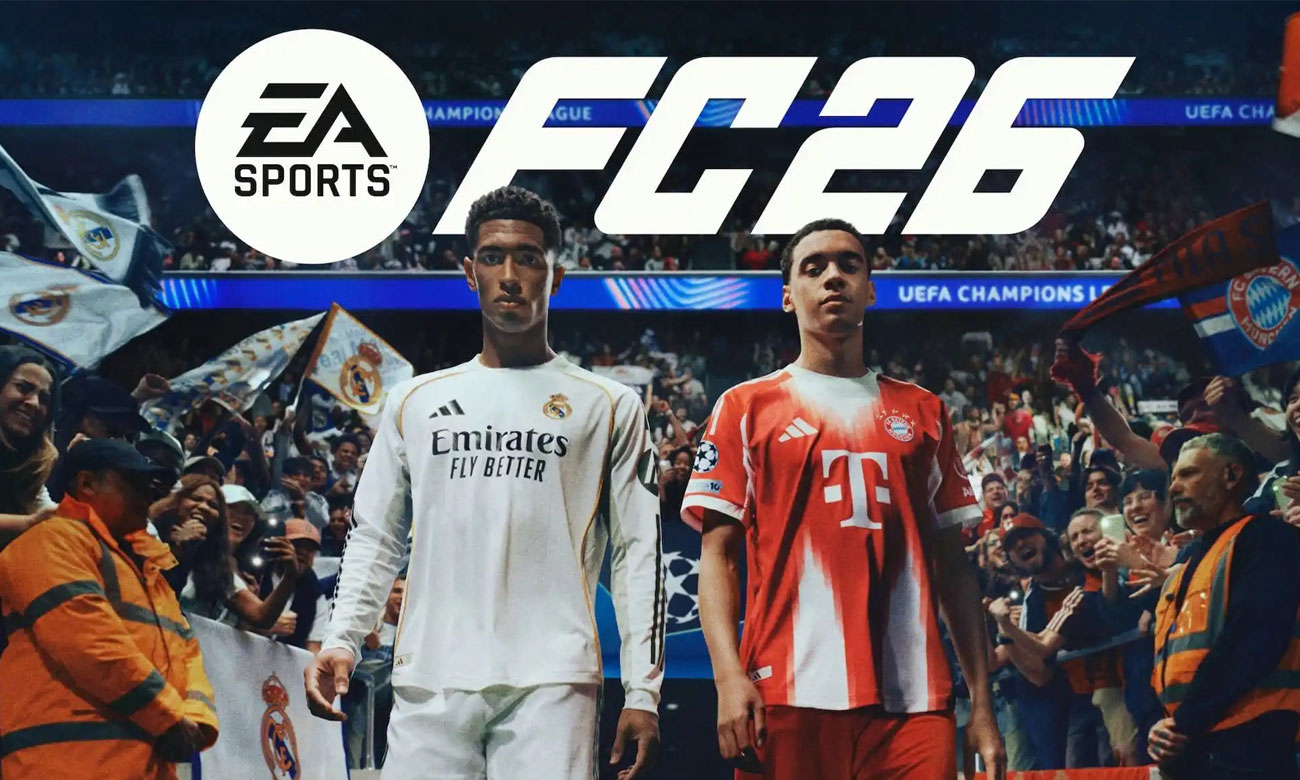 Grafik Key Art des Spiels EA SPORTS FC 26