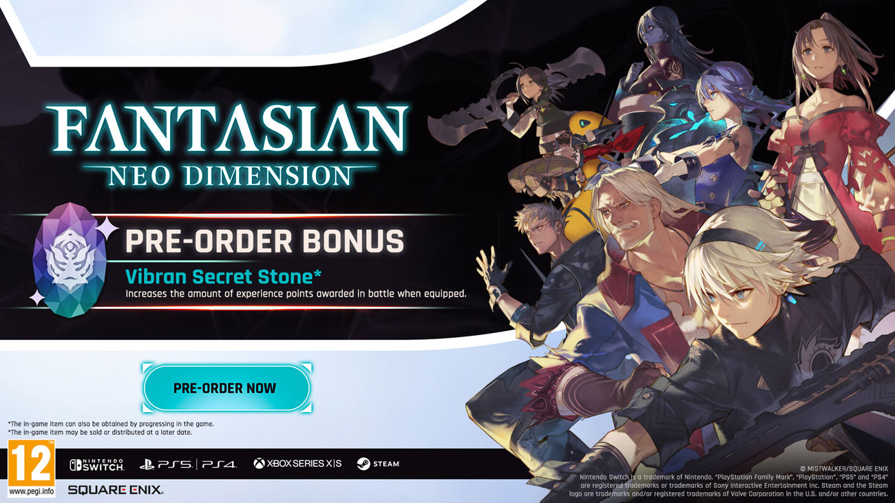 Vorbesteller-Bonus für Fantasian: Neo Dimension