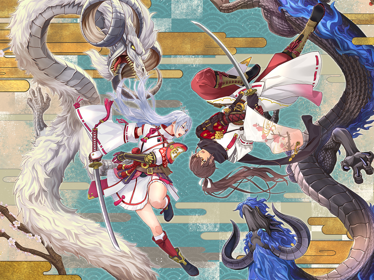 Grafik key art z gry Rune Factory: Guardians of Azuma