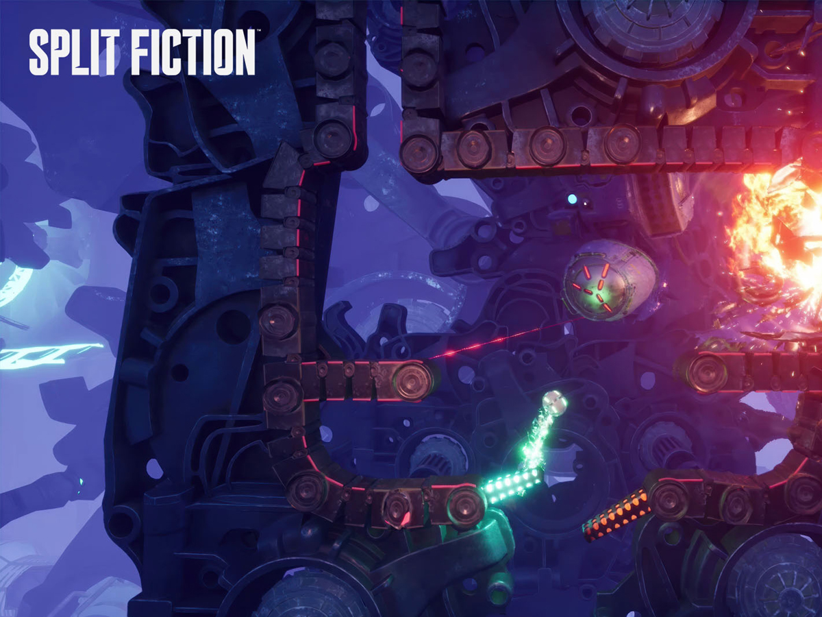 Screenshot aus Split Fiction – Gameplay-Abwechslung