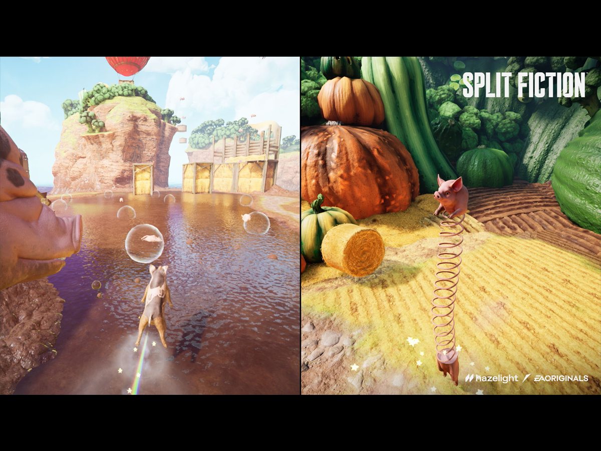 Screenshot aus Split Fiction – Freundschaft