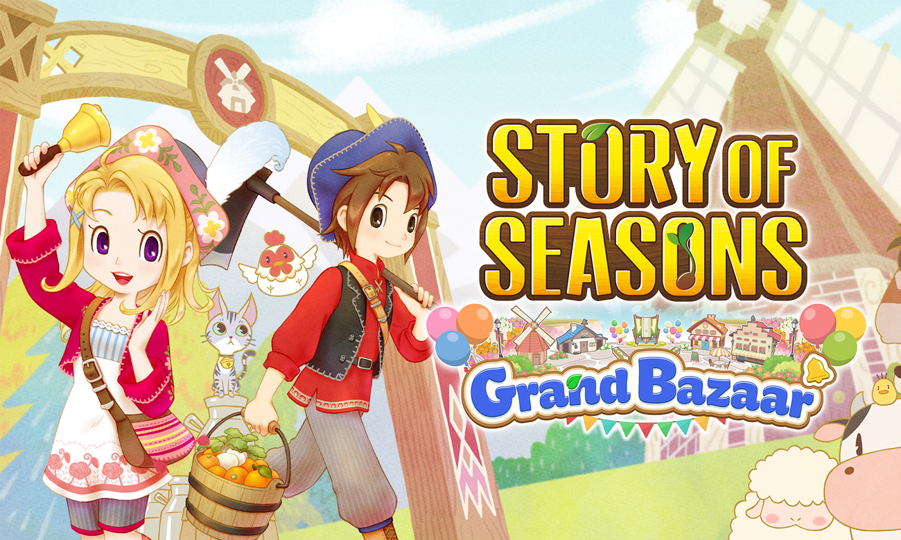 Key Art aus dem Spiel Story of Seasons Grand Bazaar