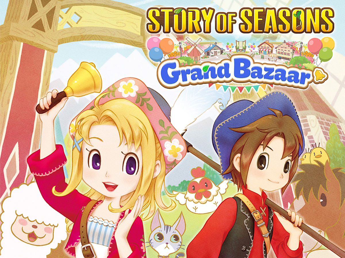 Key Art aus dem Spiel Story of Seasons Grand Bazaar