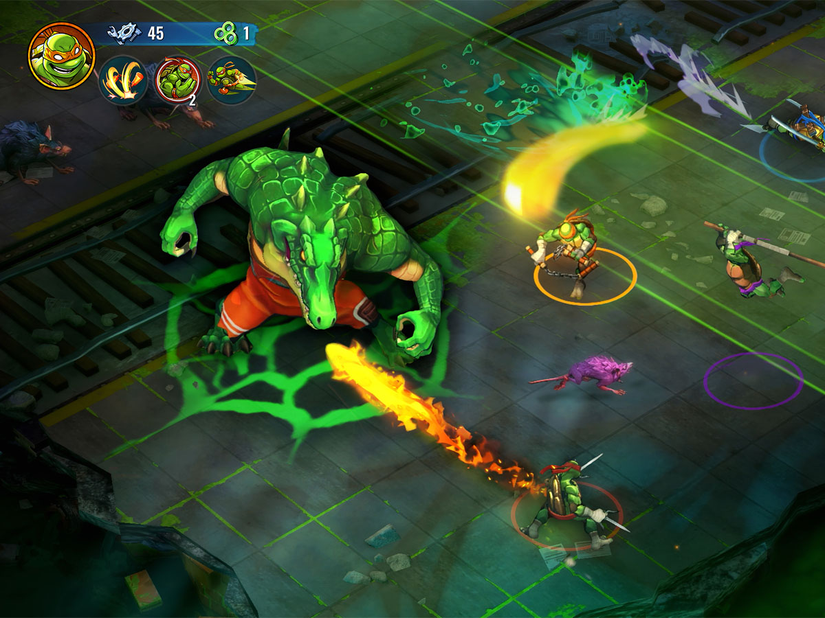 Screenshot aus dem Spiel Teenage Mutant Ninja Turtles: Splintered Fate