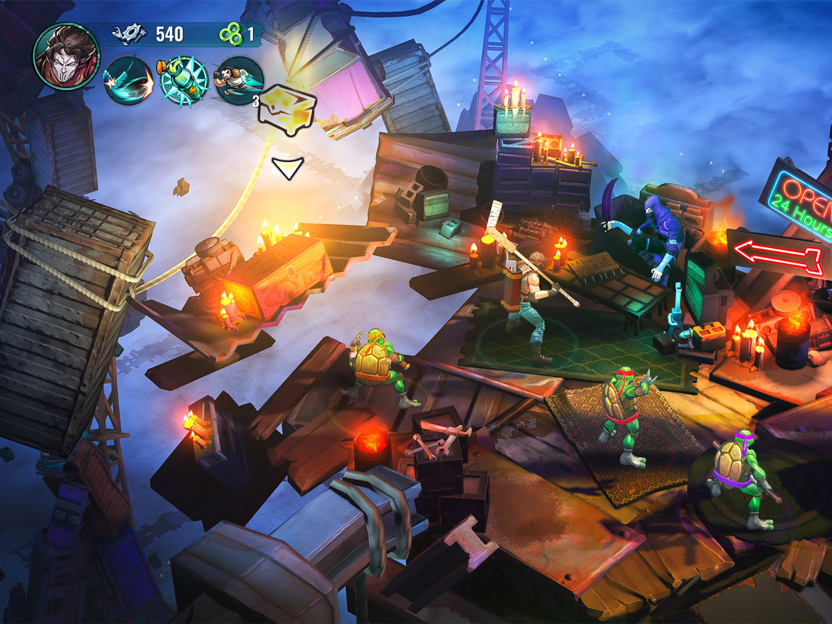Screenshot aus dem Spiel Teenage Mutant Ninja Turtles: Splintered Fate