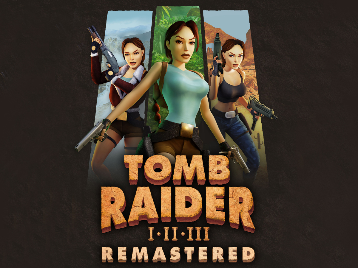 Grafika key art z Tomb Raider I-III Remastered Starring Lara Croft