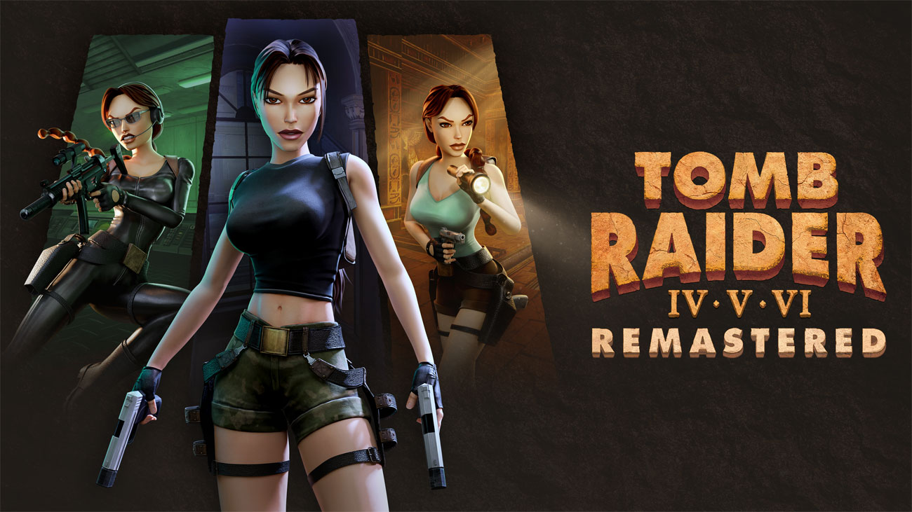 Grafik key art von Tomb Raider IV-VI Remastered mit Lara Croft
