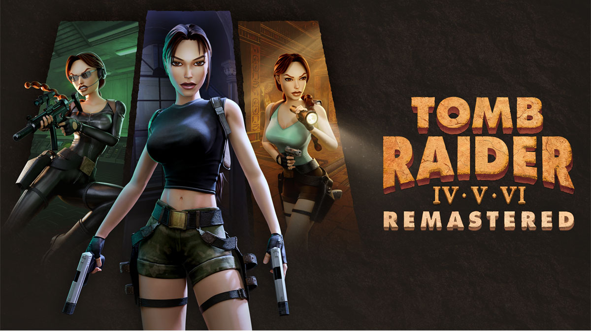 Grafik key art von Tomb Raider IV-VI Remastered mit Lara Croft
