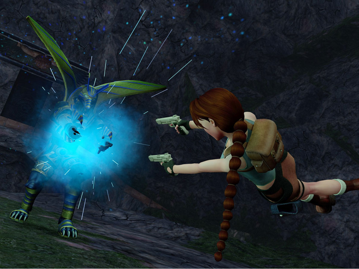Screenshot aus Tomb Raider IV-VI Remastered mit Lara Croft