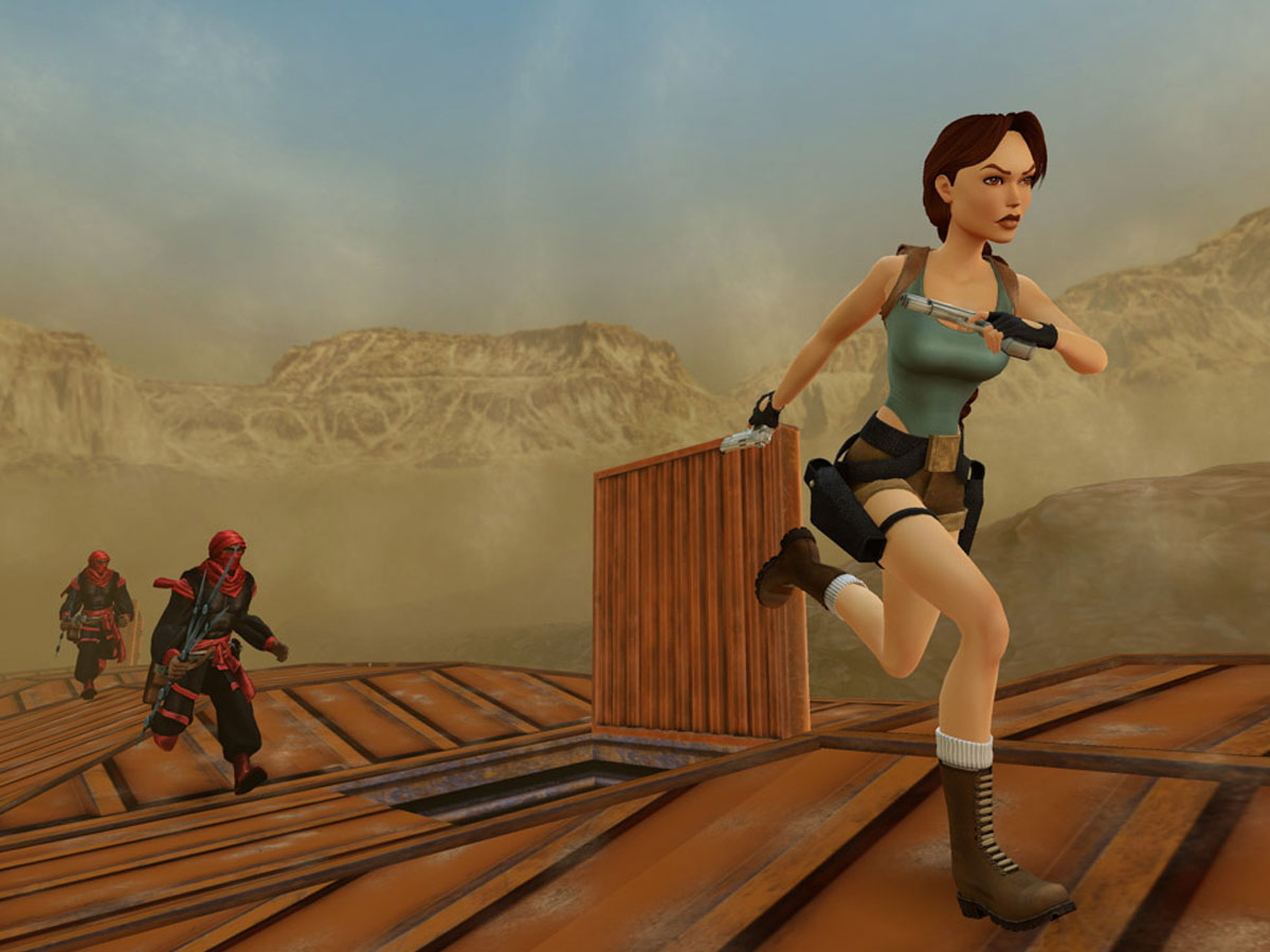 Screenshot aus Tomb Raider IV-VI Remastered mit Lara Croft