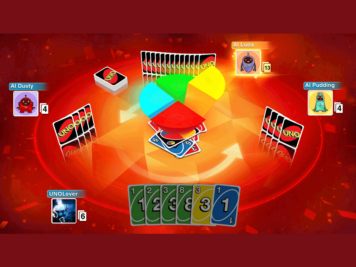 Screenshot aus dem Spiel UNO Legacy Edition