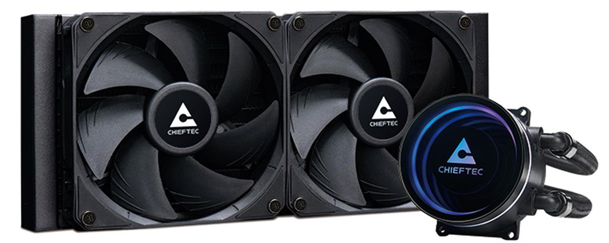 Chieftec Iceberg 360 DARK 2x120mm Kühlung