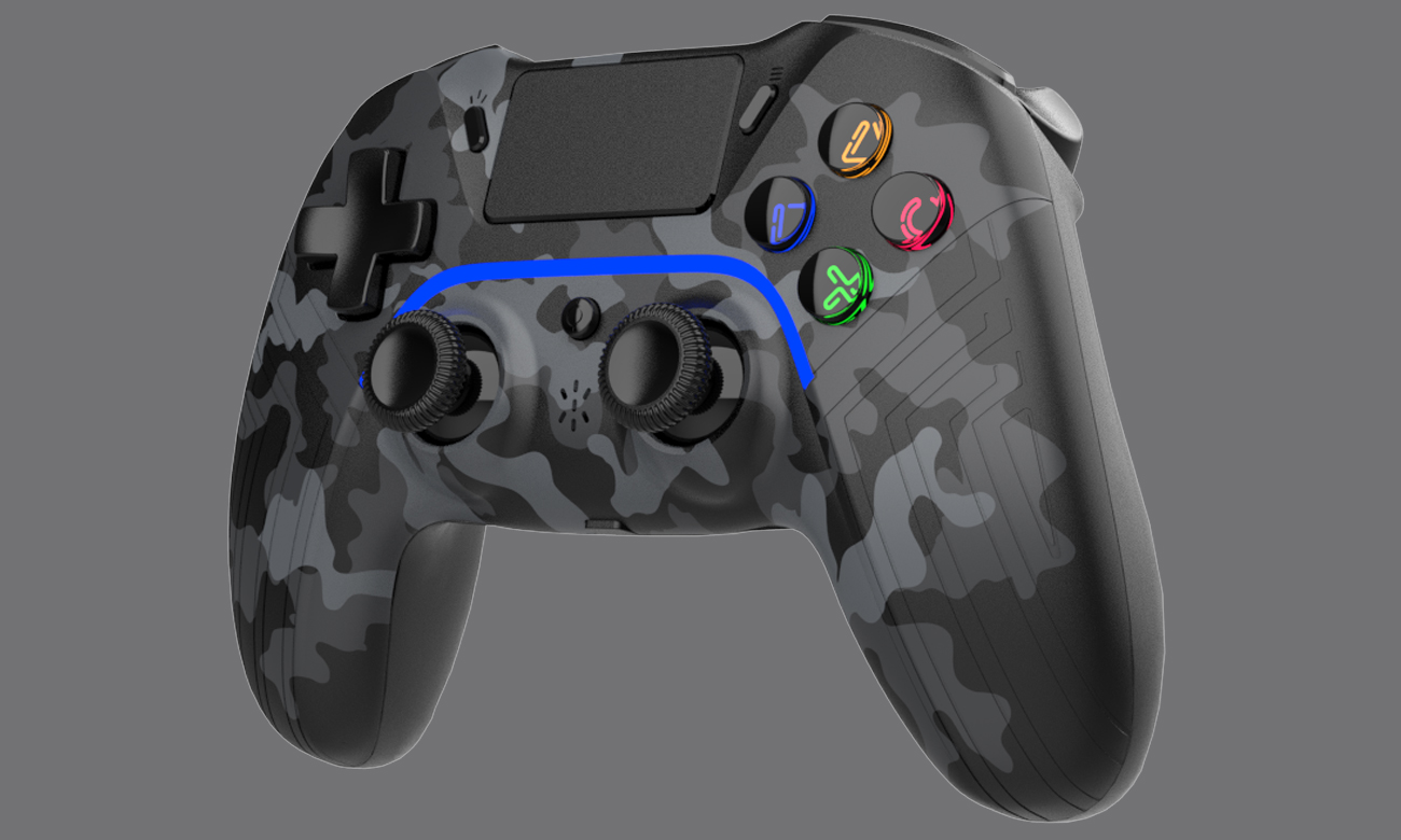 Kontroler bezprzewodowy Cobra QSP460 Camo Black - Grafika z tłem