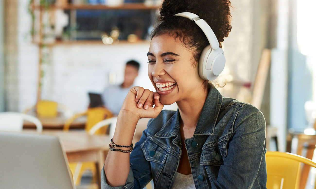 Kabellose Kopfhörer Creative Zen Hybrid 2 Creme