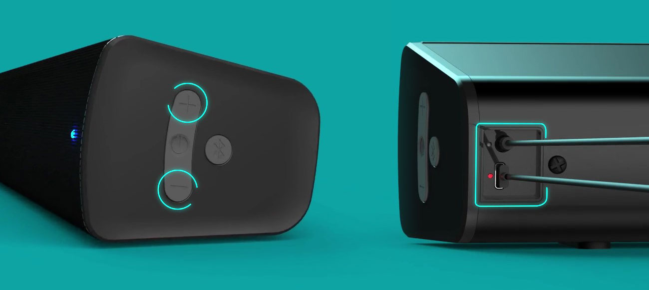 Creative Stage Air v2 Sterowanie i łączność