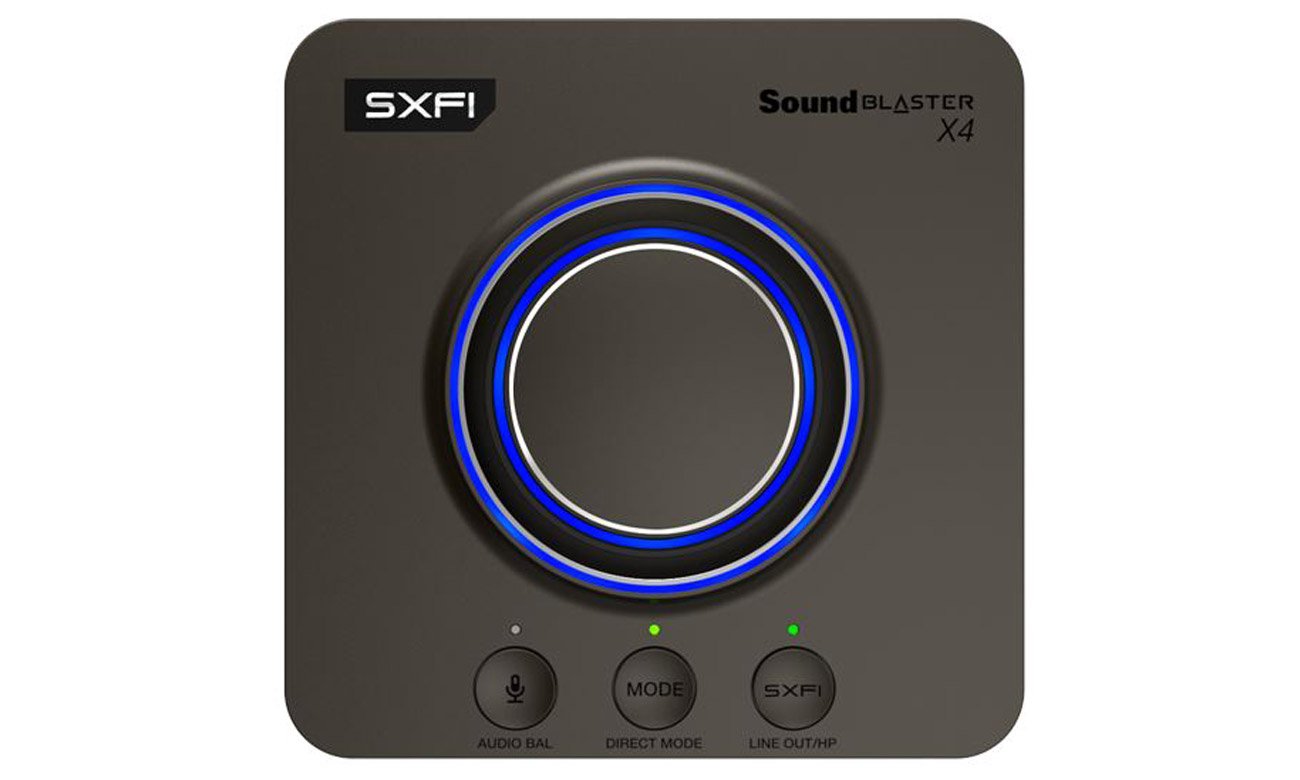 Karta dźwiękowa Creative Sound Blaster X4 - Widok od góry