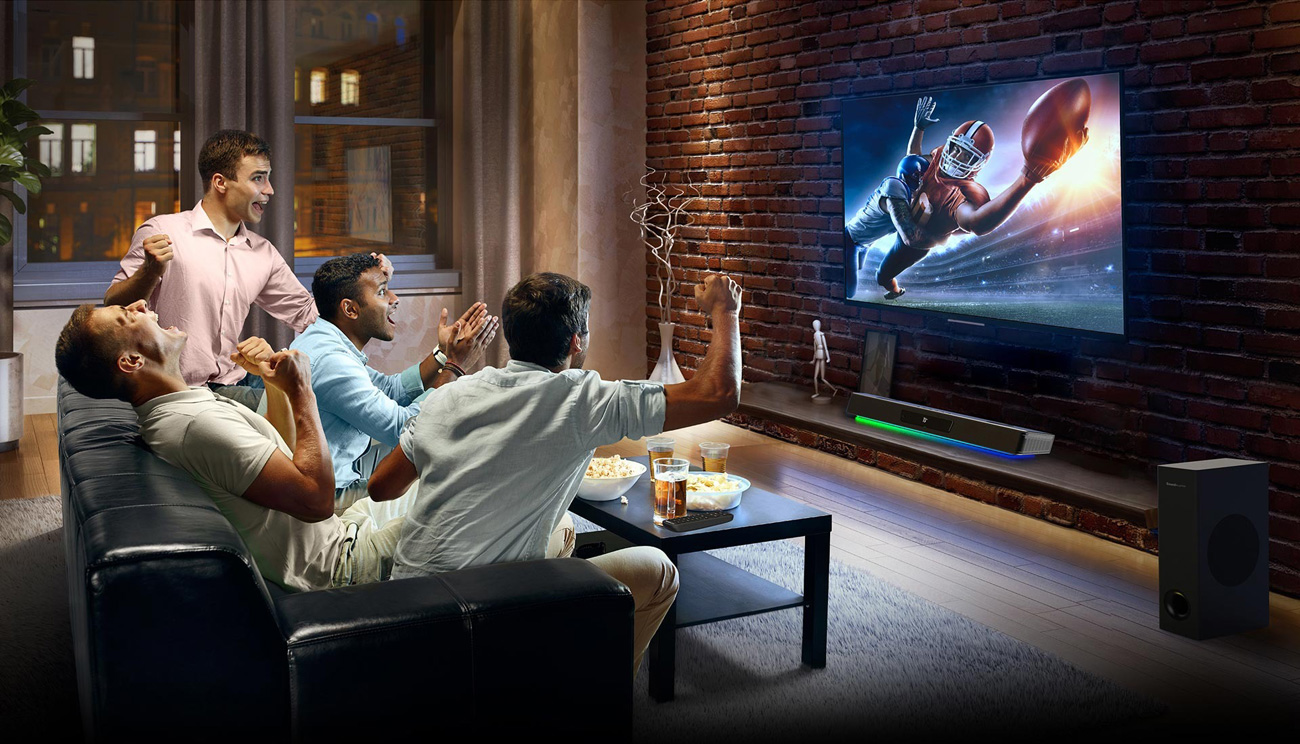 Wielokanałowy soundbar Creative Sound Blaster Katana V2X - Grafika lifestyle