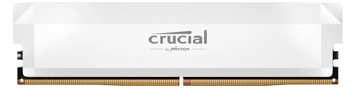 Crucial RAM 16Gb (1x16GB) 6400 CL38 PRO OC White