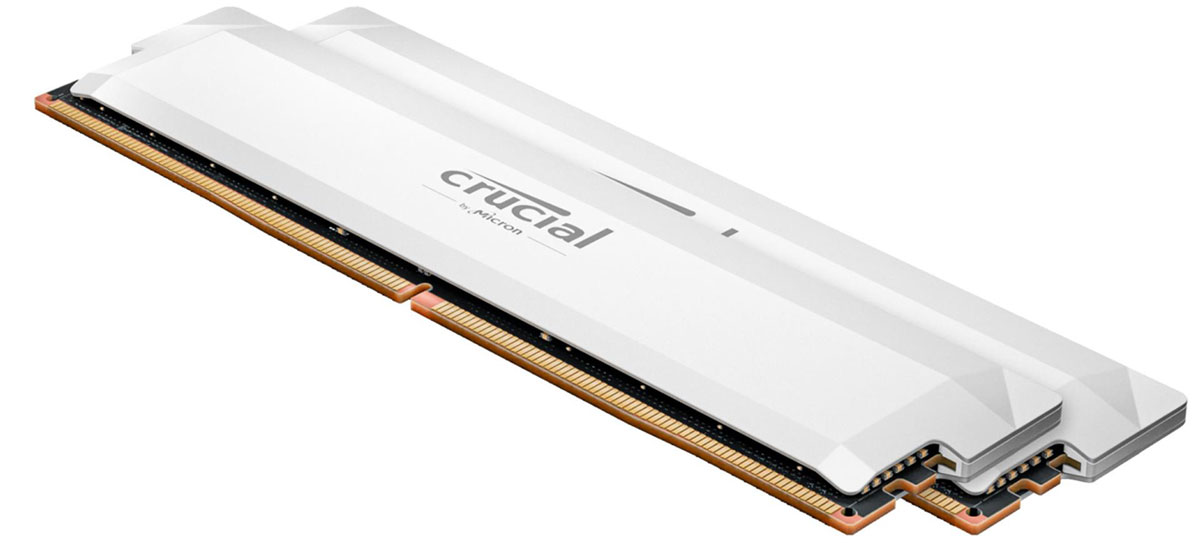 Crucial RAM 16Gb (1x16GB) 6400 CL38 PRO OC White