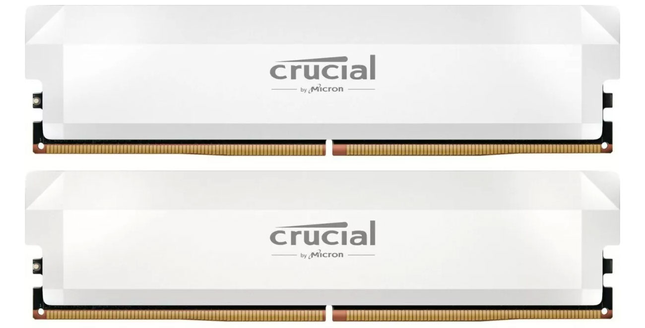 Crucial 64GB RAM (2x32GB) 6000 CL40 Pro White
