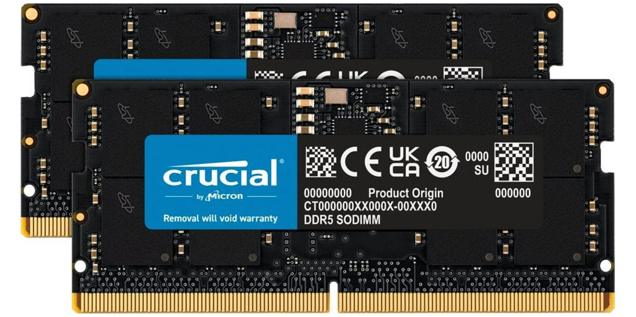 Crucial 32GB RAM (2x16GB) 5600 CL46 für Laptops