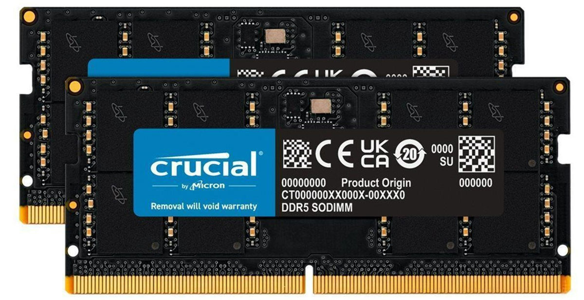 Crucial 128GB RAM (2x64GB) 5600 CL46