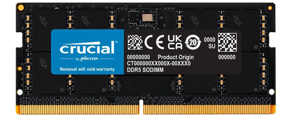 RAM-Speicher SODIMM DDR5 Crucial 32GB (1x32GB) 5600 MHz CL46
