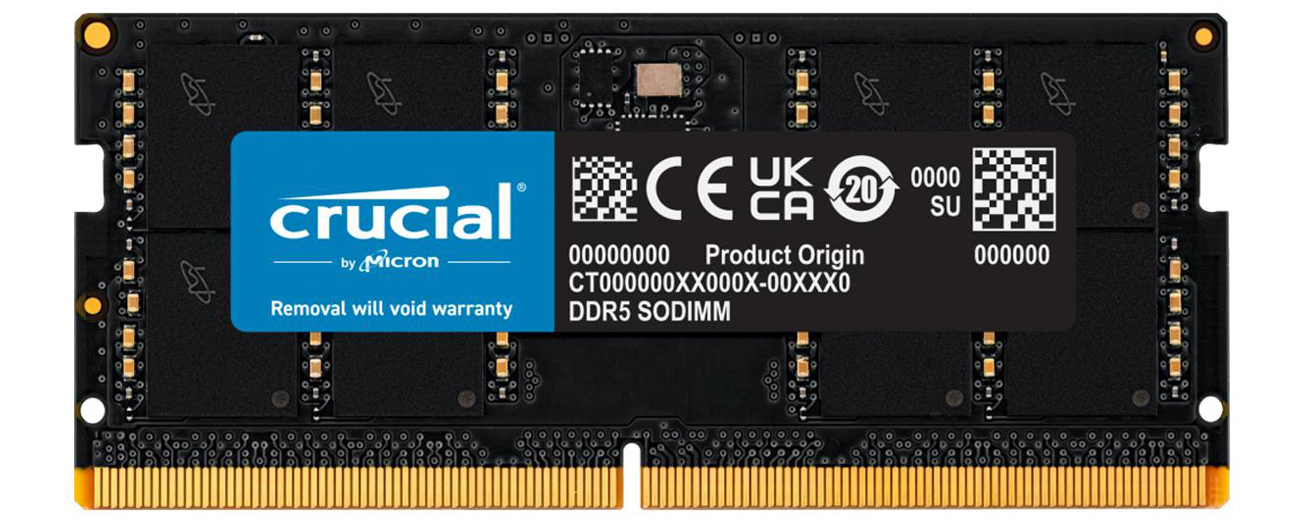 RAM-Speicher SODIMM DDR5 Crucial 32GB (1x32GB) 5600 MHz CL46