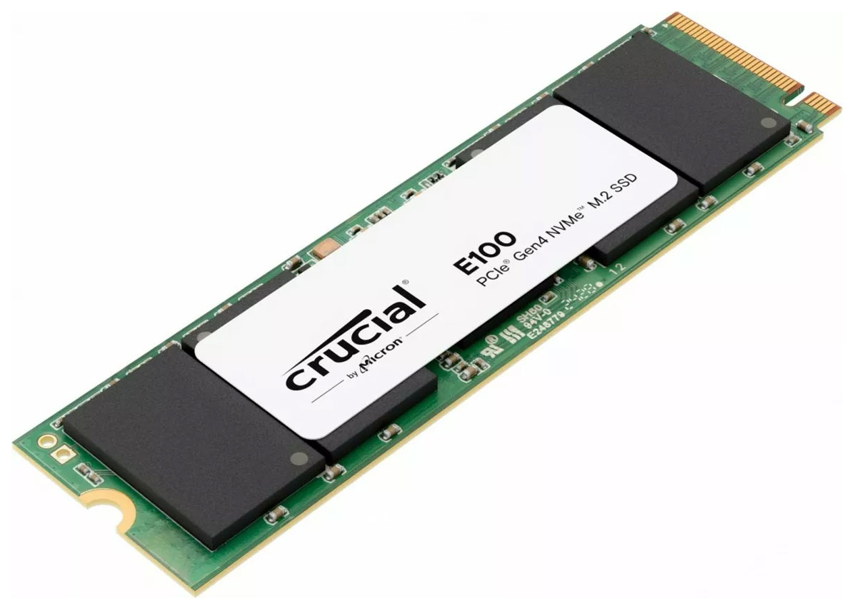 SSD M.2 Crucial E100 PCIe Gen4 NVMe - Allgemeine Ansicht