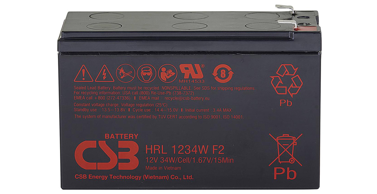 Akku CSB HRL1234WF2 12V 9Ah