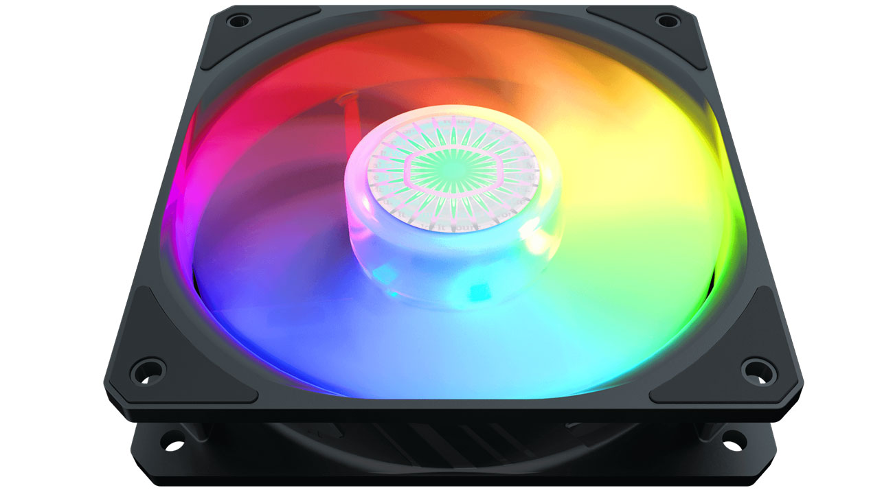 Lüfter Cooler Master Sickleflow 120 ARGB Ansicht von unten