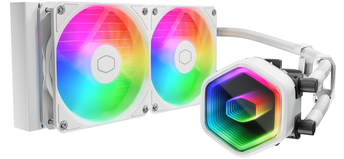 Cooler Master MasterLiquid 240 Core II White ARGB 2x120mm