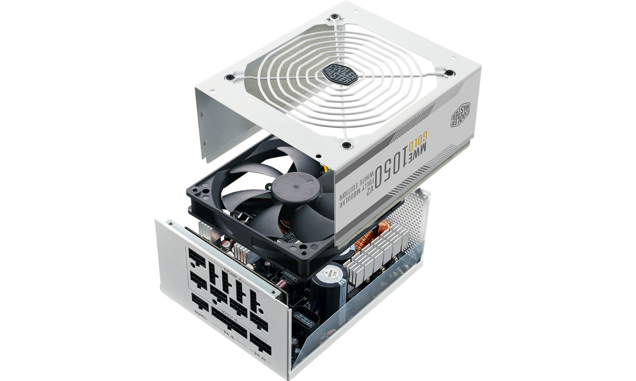 Cooler Master MWE V2 1050 W white budowa