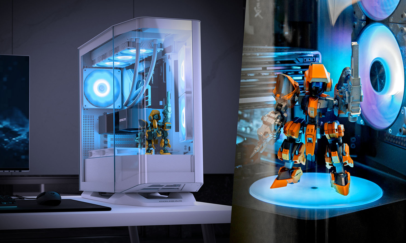 Beleuchtete Plattform Cougar für FV270 White