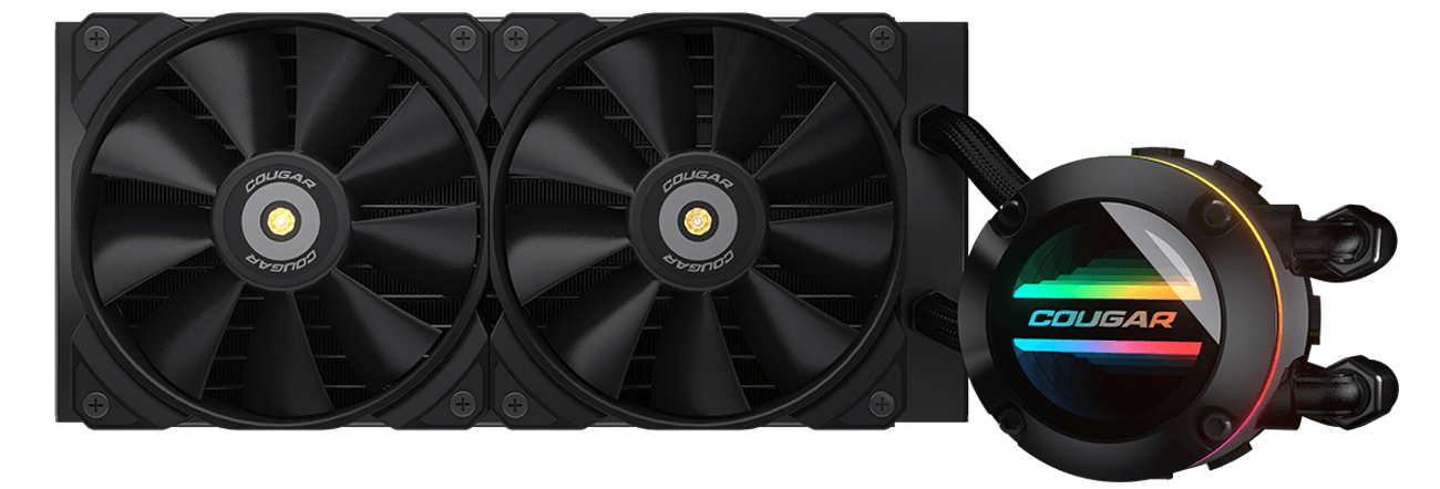 Chłodzenie procesora Cougar Poseidon GT 240 ARGB 2x120mm