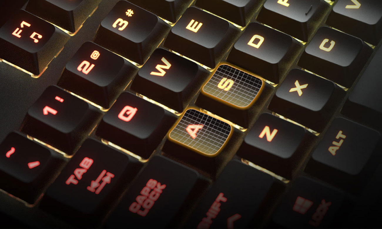 Cougar Luxlim Ansicht von oben Tasten