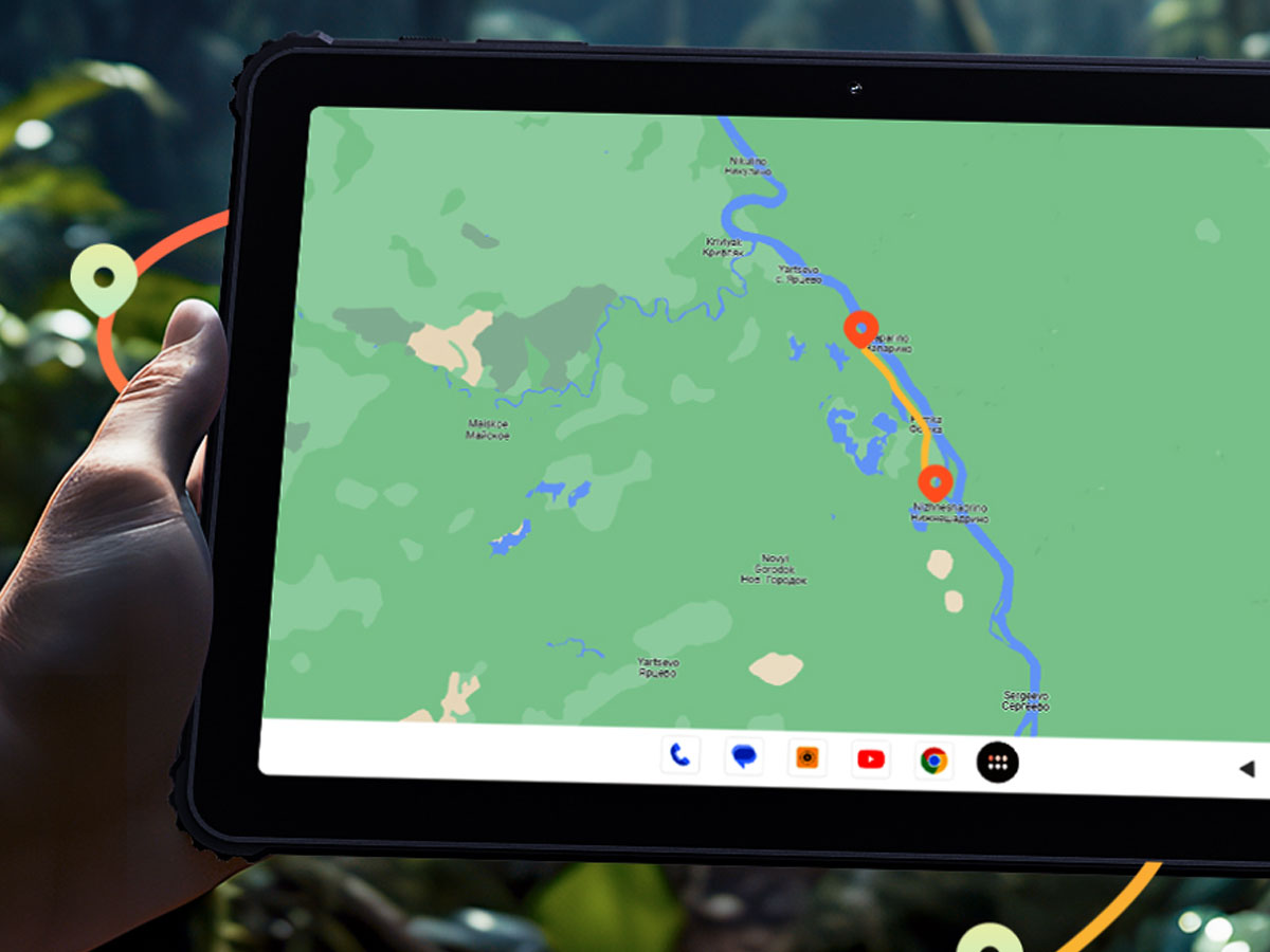 Cubot King Kong TAB nawigacja