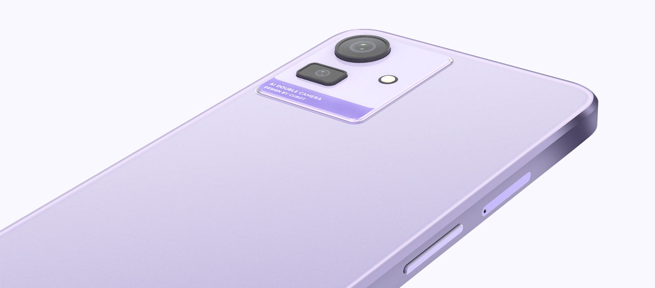 Cubot Note 50 w kolorze fioletowym