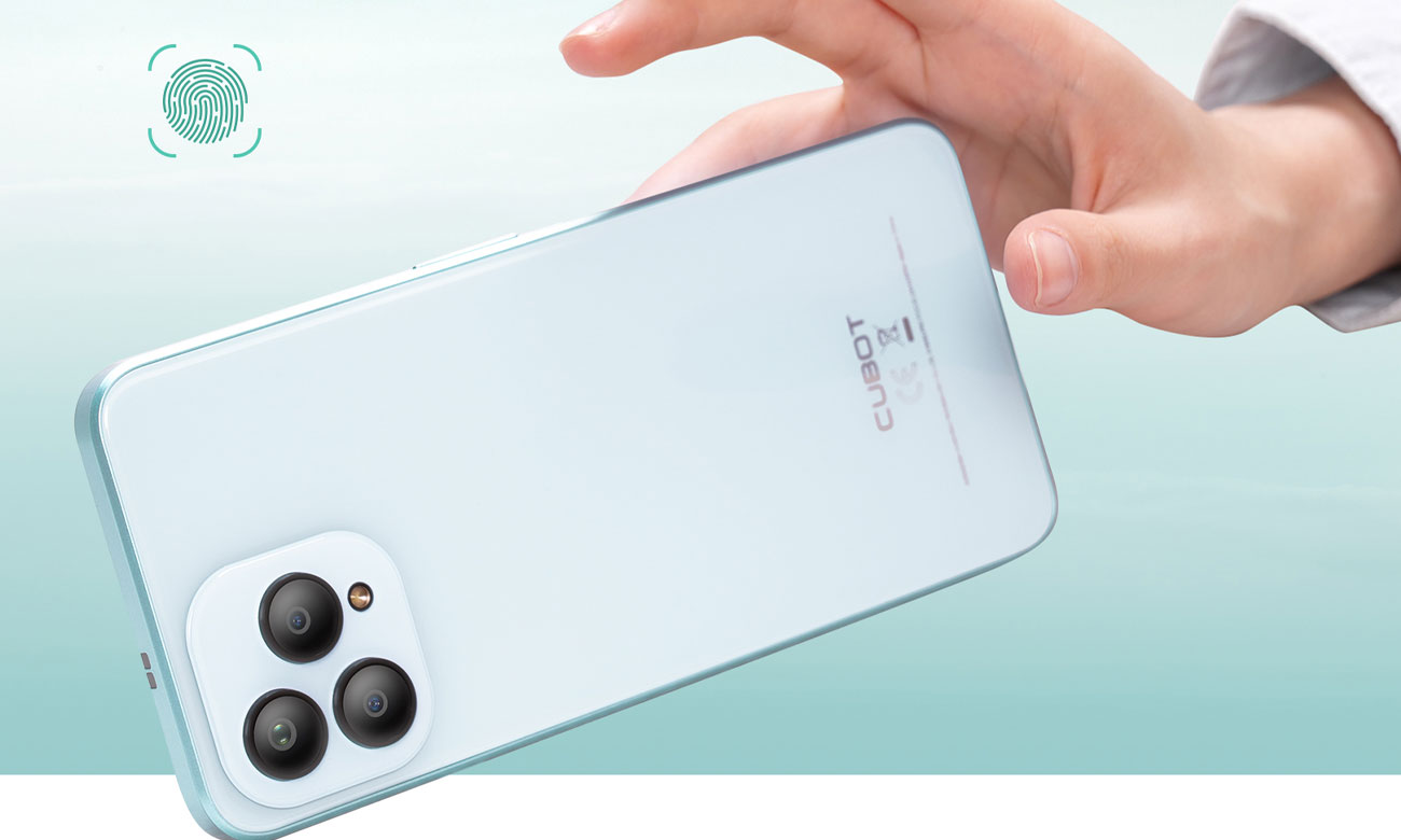 Smartphone Cubot P80 256GB Fingerabdrucksensor