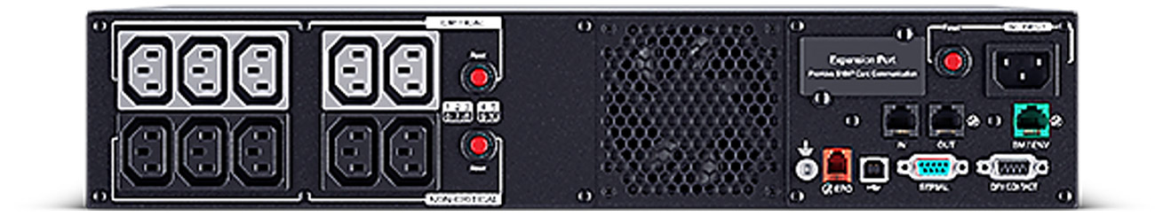 CyberPower UPS PR1500ERT2U Rückansicht