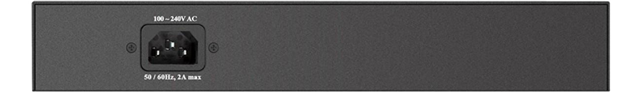 D-Link DGS-1008MP widok z tyłu