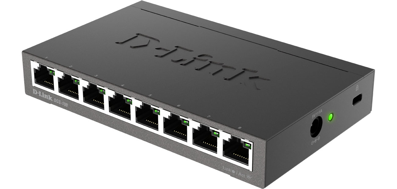 D-Link DGS-108 Switch 8p